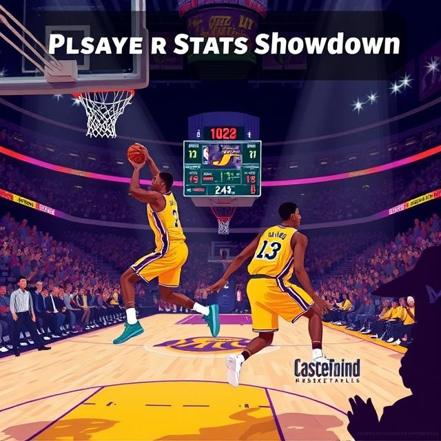 utah jazz vs lakers match player stats