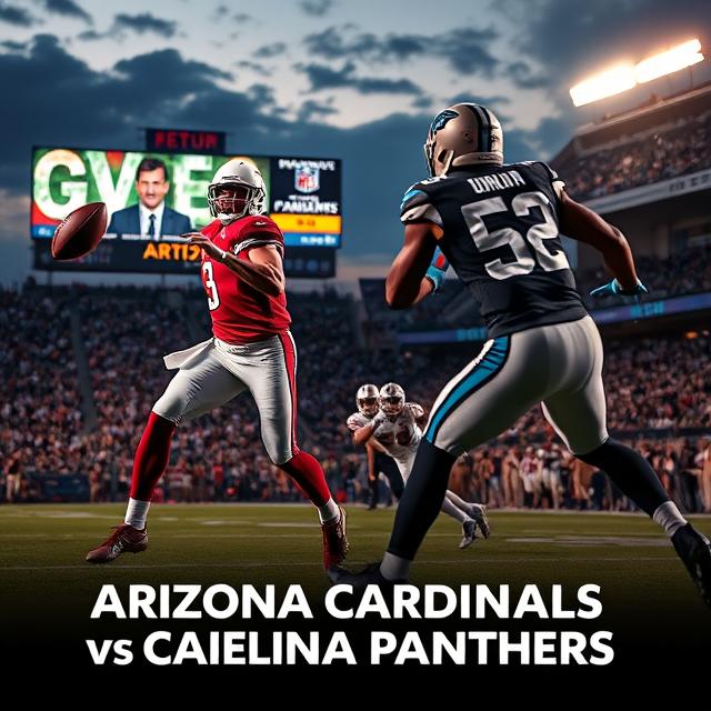 arizona cardinals vs carolina panthers match player stats