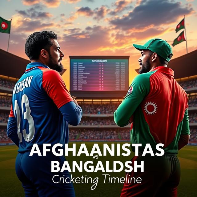 afghanistan national cricket team vs bangladesh national cricket team timeline