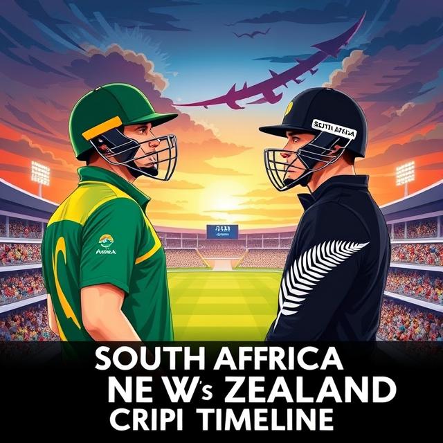 south africa national cricket team vs new zealand national cricket team timeline