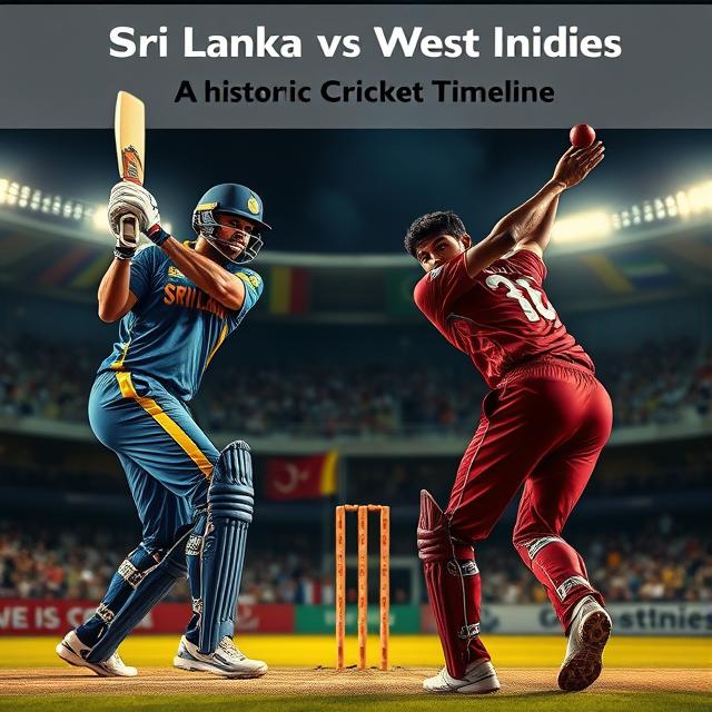 sri lanka national cricket team vs west indies cricket team timeline